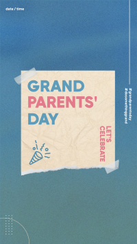 Grandparent's Day Paper Facebook Story