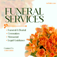 Funeral Service Instagram Post example 3