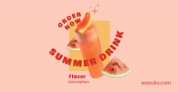 Summer Drink Flavor  Facebook Ad