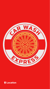 Express Carwash Facebook Story