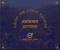 Autumn Arrives Quote Facebook Post