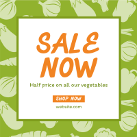Vegetable Supermarket Instagram Post