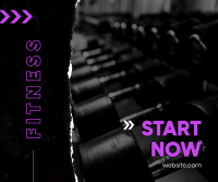 Fitness Starts Now Facebook Post