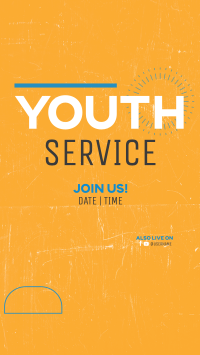 Youth Service Instagram Story Design