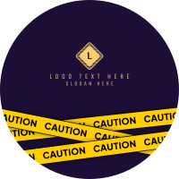 Caution Tape YouTube Channel Icon Image Preview