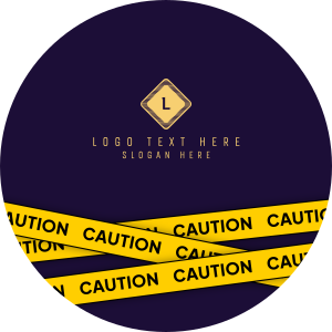 Caution Tape YouTube Channel Icon Image Preview