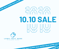 10.10 Super Sale Tape Facebook Post