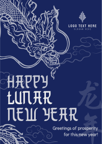 Prosperous Lunar New Year Poster