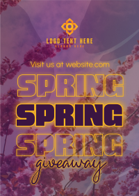 Exclusive Spring Giveaway Poster