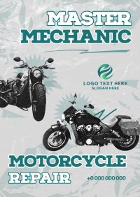 Motorcycle Repair Poster