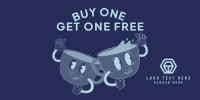 Coffee Buy One Get One  Twitter Post