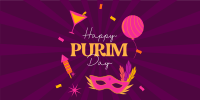 Purim Twitter Post example 1