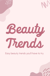 Organic Beauty Launch Pinterest Pin Design