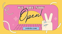 We Are Now Open Animation