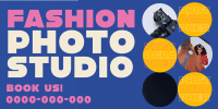 Retro Fashion Photographer Twitter Post Design