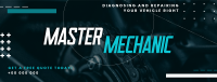 Abstract Professional Motor Mechanic Facebook Cover Design