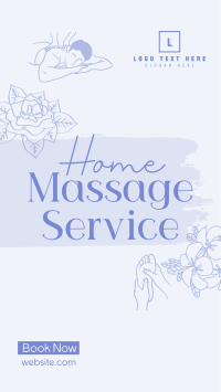 Home Massage Service Instagram Story