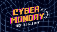 Vaporwave Cyber Monday Facebook Event Cover