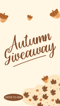 Autumn Season Giveaway TikTok Video