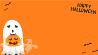 Trick or Treat Ghost Zoom Background Image Preview