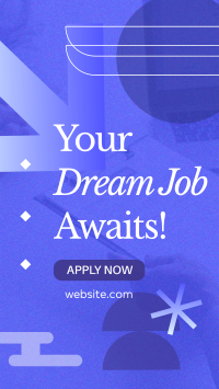 Apply your Dream Job Facebook Story