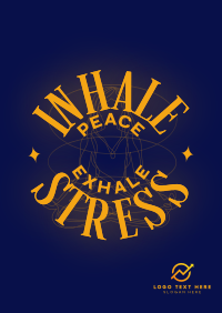 Stress Relieve Meditation Poster