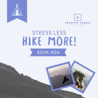 Mountain Hiking Trip Instagram Post