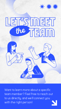 Meet Team Employee Instagram Story