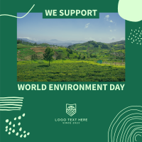 We Support World Environment Day Instagram Post