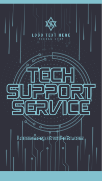 Tech Support Service Instagram Story