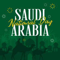 Saudi Arabia National Day Instagram Post