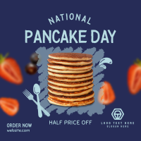 Berry Pancake Day Instagram Post Design