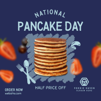 Berry Pancake Day Instagram Post Image Preview