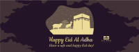 Eid Al Adha Kaaba Facebook Cover Image Preview