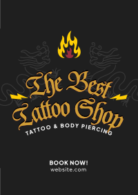 Tattoo & Piercings Poster