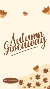 Autumn Season Giveaway Instagram Reel