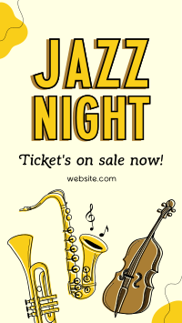 Modern Jazz Night Instagram Reel Image Preview