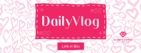 Hearts Daily Vlog Facebook Cover