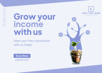 Plant Your Income Postcard