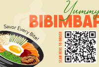 Yummy Bibimbap Pinterest Cover Design