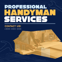 Modern Handyman Service Linkedin Post