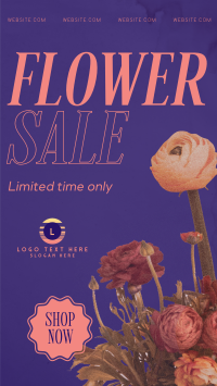 Flower Boutique  Sale Instagram Story