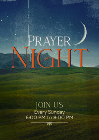 Prayer Night  Flyer