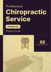 Modern Chiropractic Treatment Flyer