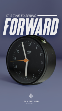 Spring Forward Facebook Story Design