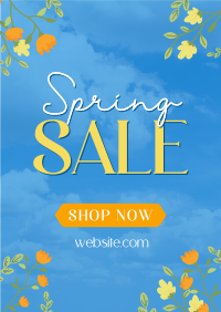 Spring Sale Flowers Flyer