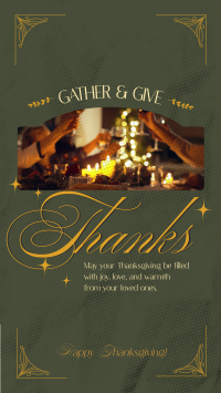 Thanksgiving Greeting TikTok Video Design