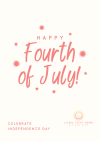 Sparkling Fourth of July Poster