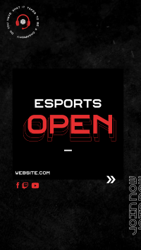 Esports Open Facebook Story