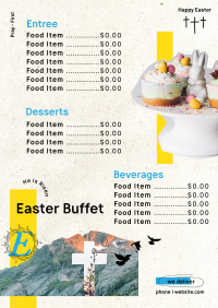 Easter Buffet Menu